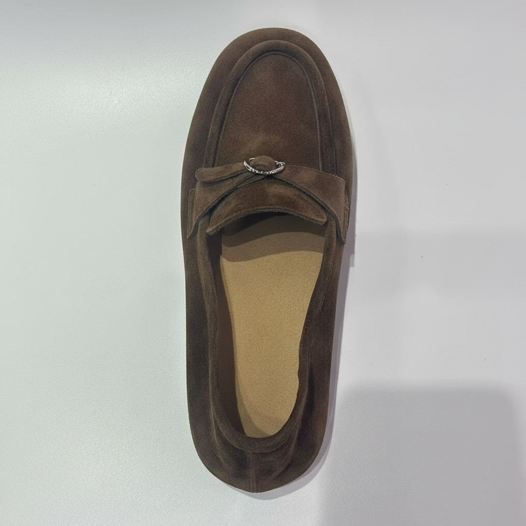 Women Leather Loafers | Glue-Free Construction | OEM Factory Supply