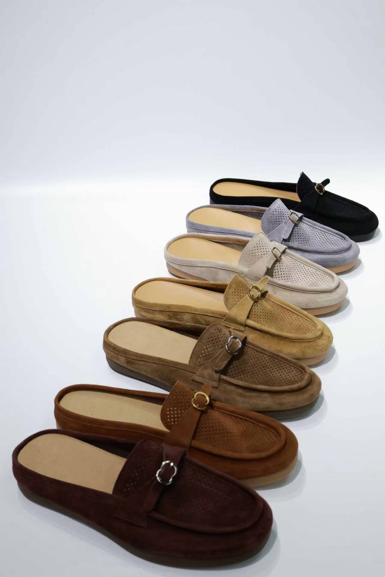 Women Leather Loafers | Glue-Free Construction | OEM Factory Supply