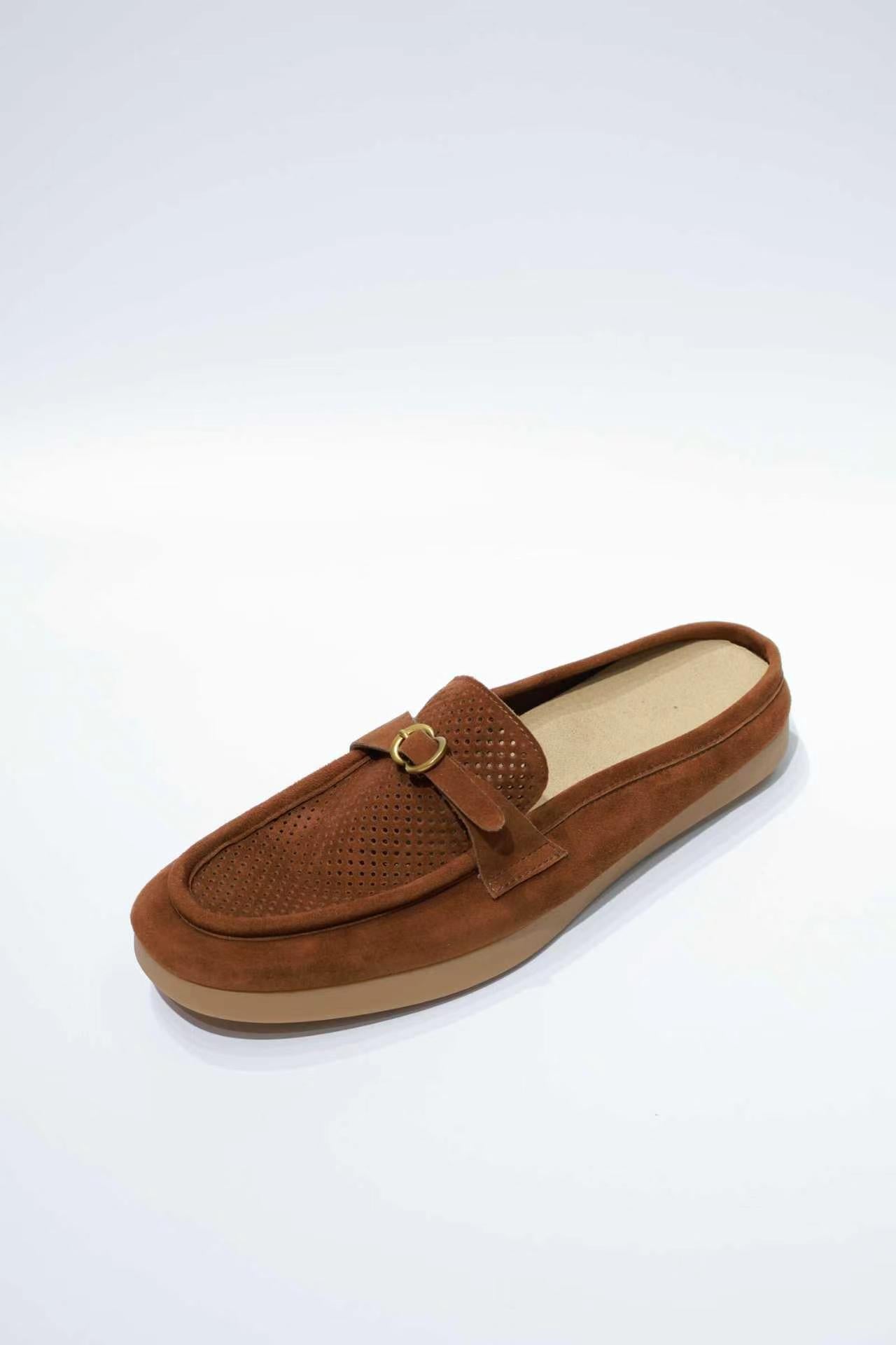 Women Leather Loafers | Glue-Free Construction | OEM Factory Supply