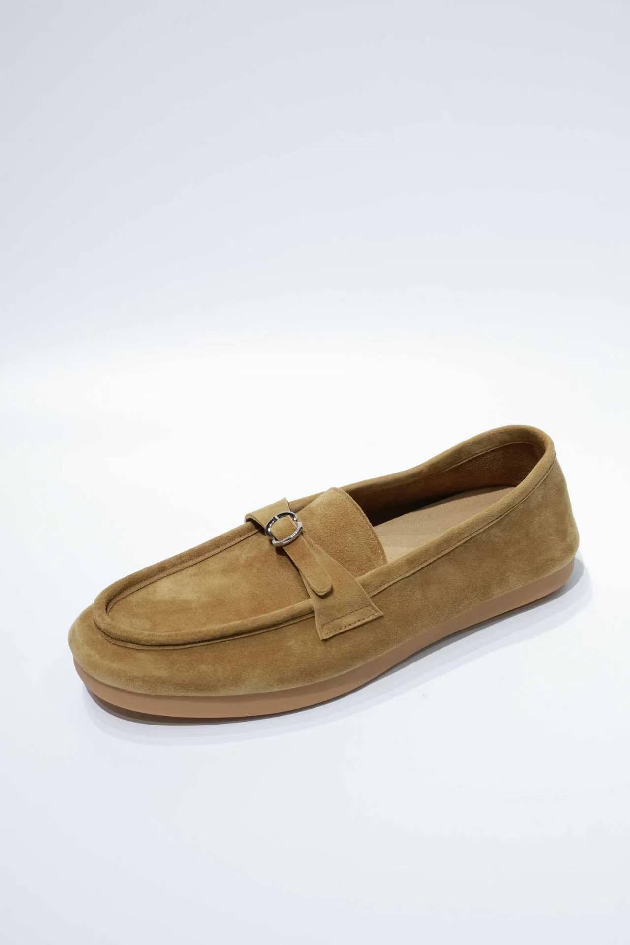 Premium Glue-Free Leather Loafers - Ultra-Soft & Professional Comfort for Commuting