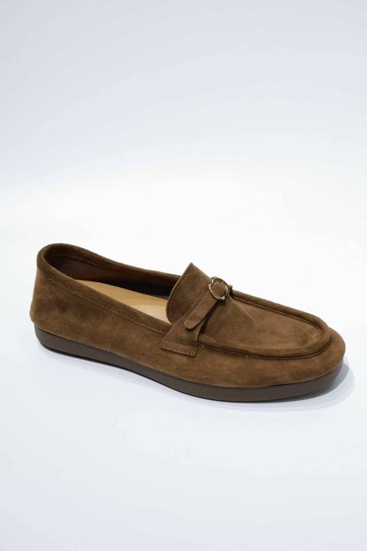 Premium Glue-Free Leather Loafers - Ultra-Soft & Professional Comfort for Commuting