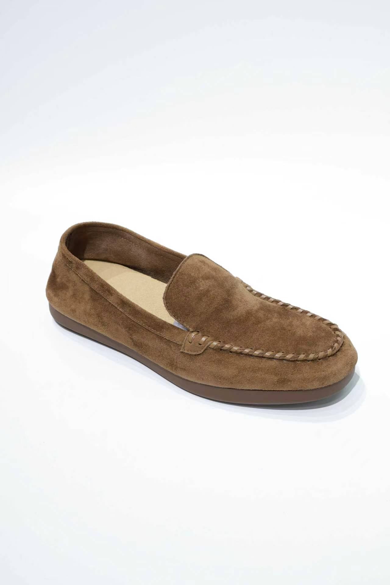 Premium Glue-Free Leather Loafers - Ultra-Soft & Professional Comfort for Commuting