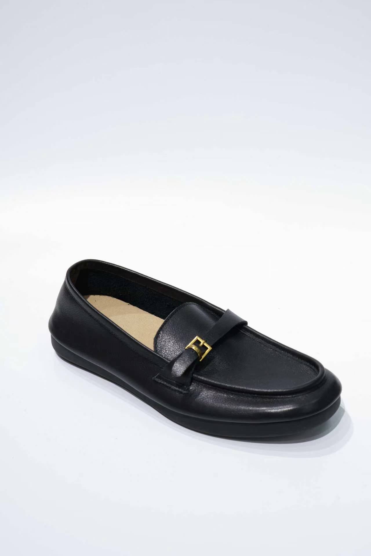 Premium Glue-Free Leather Loafers - Ultra-Soft & Professional Comfort for Commuting