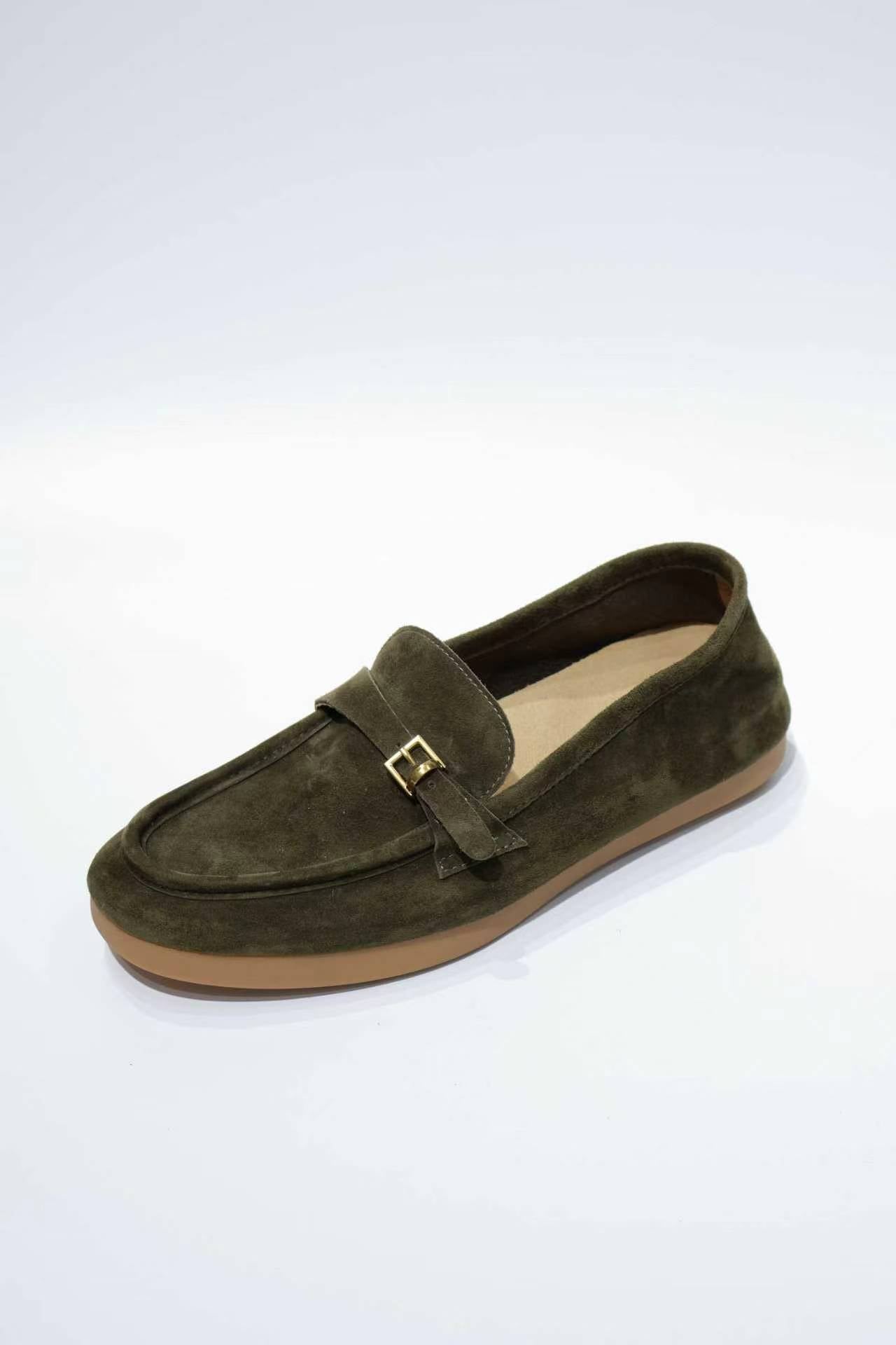 Premium Glue-Free Leather Loafers - Ultra-Soft & Professional Comfort for Commuting