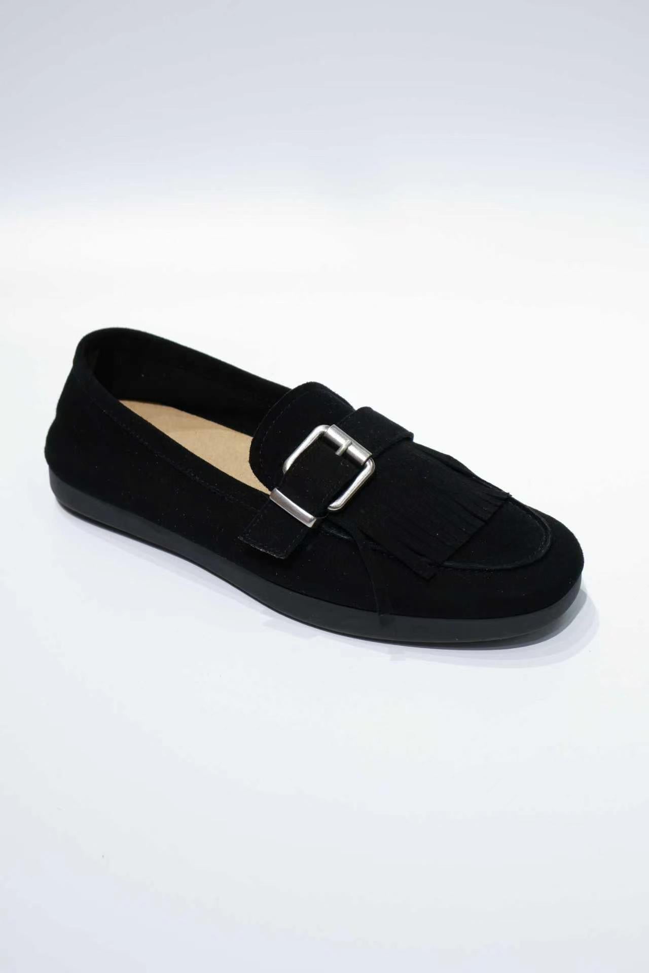 Premium Glue-Free Leather Loafers - Ultra-Soft & Professional Comfort for Commuting