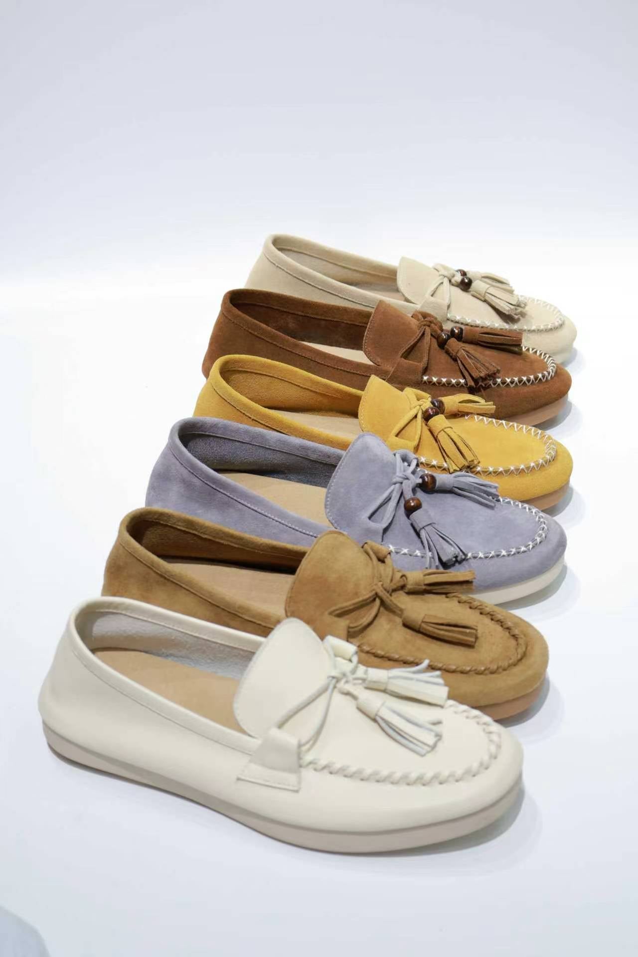 Premium Glue-Free Leather Loafers - Ultra-Soft & Professional Comfort for Commuting