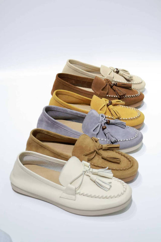 Premium Glue-Free Leather Loafers - Ultra-Soft & Professional Comfort for Commuting
