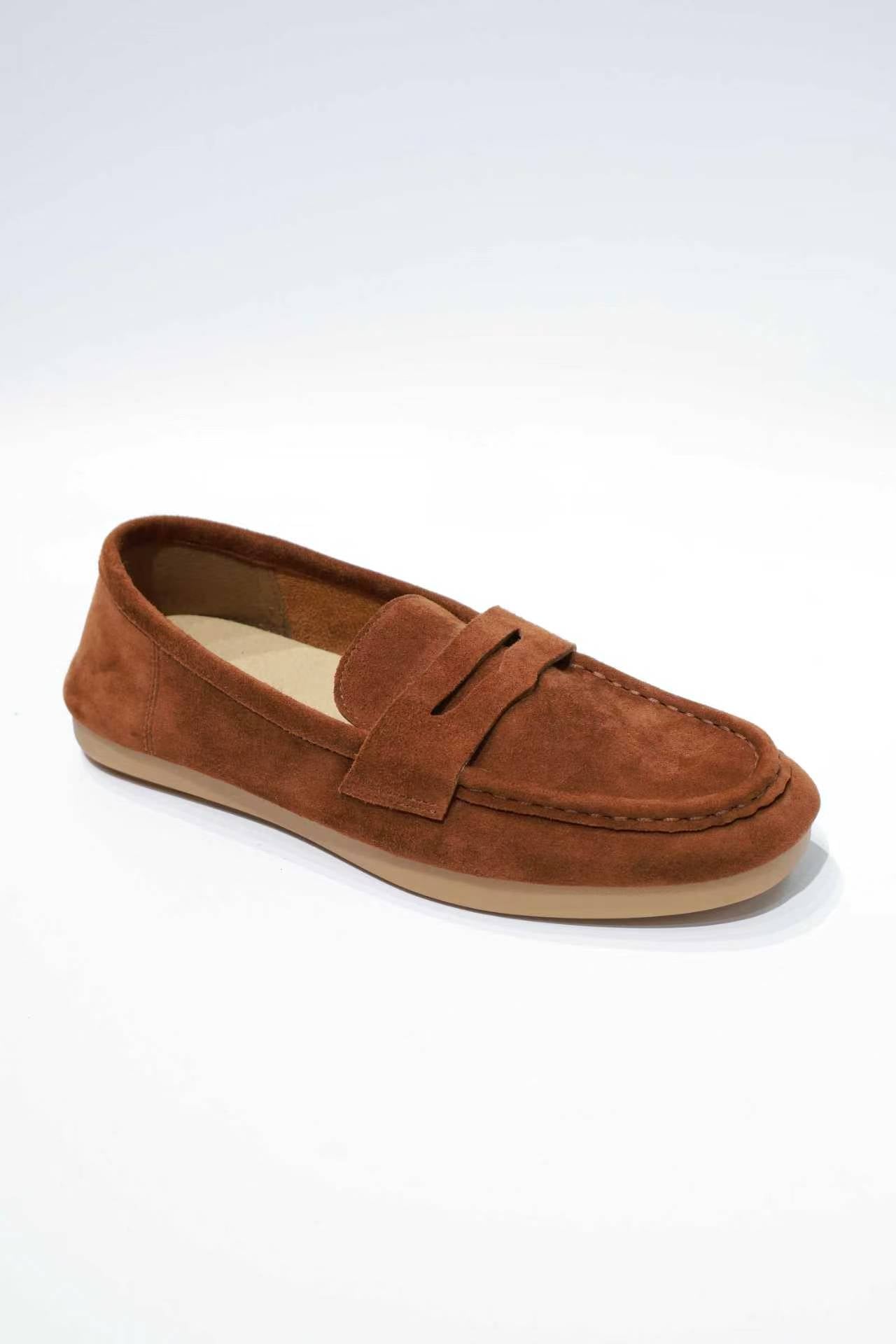 Premium Glue-Free Leather Loafers - Ultra-Soft & Professional Comfort for Commuting