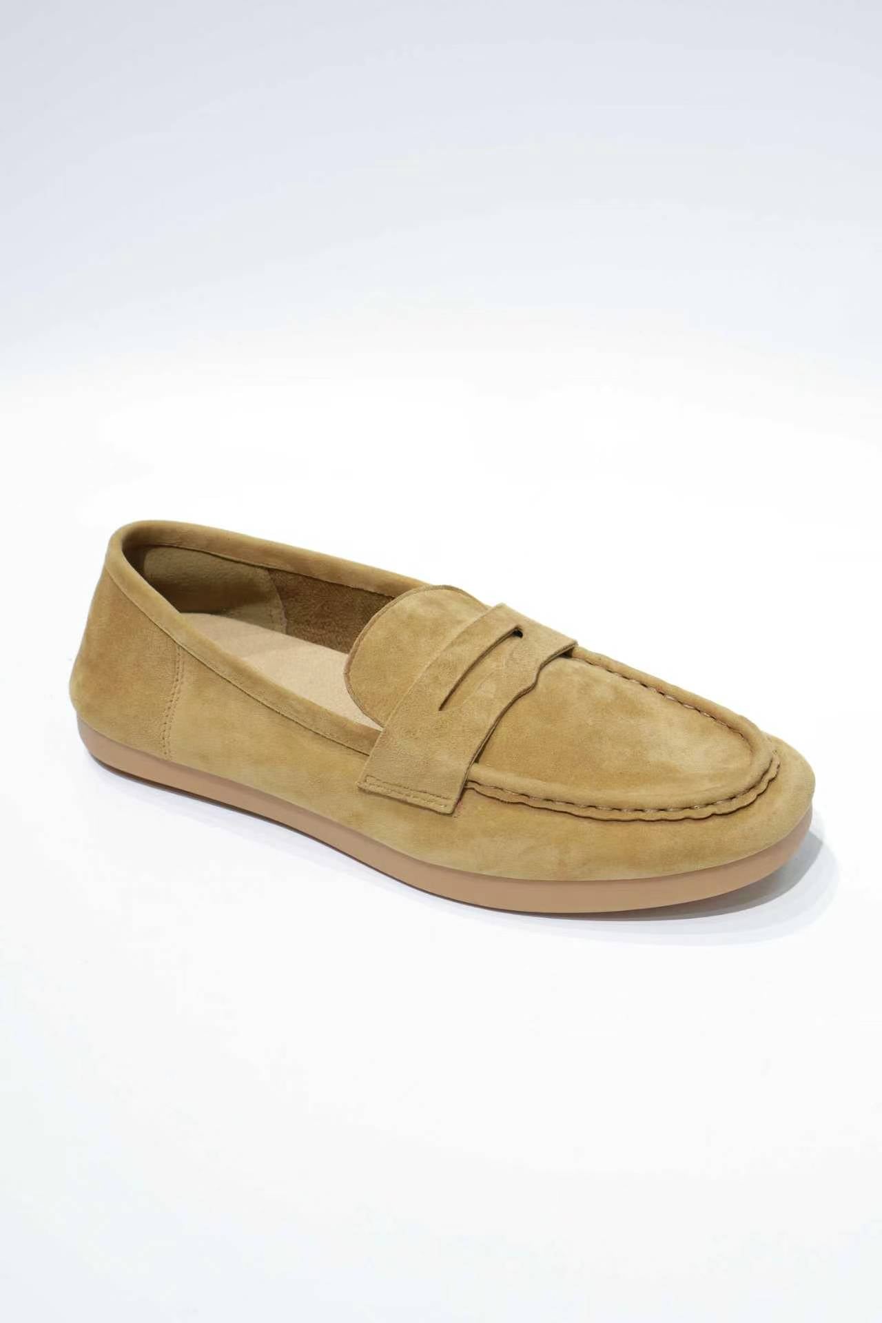Premium Glue-Free Leather Loafers - Ultra-Soft & Professional Comfort for Commuting