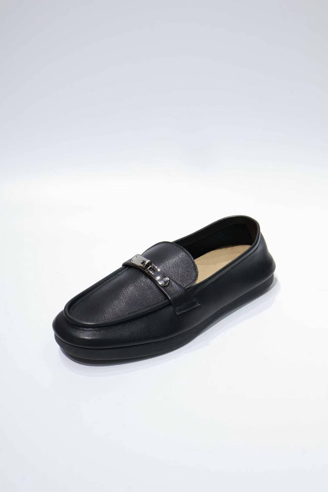 Premium Glue-Free Leather Loafers - Ultra-Soft & Professional Comfort for Commuting