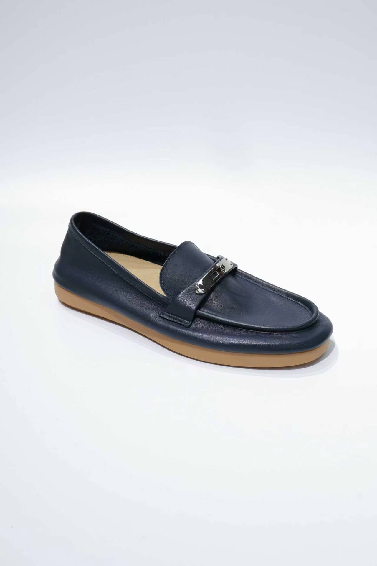 Premium Glue-Free Leather Loafers - Ultra-Soft & Professional Comfort for Commuting