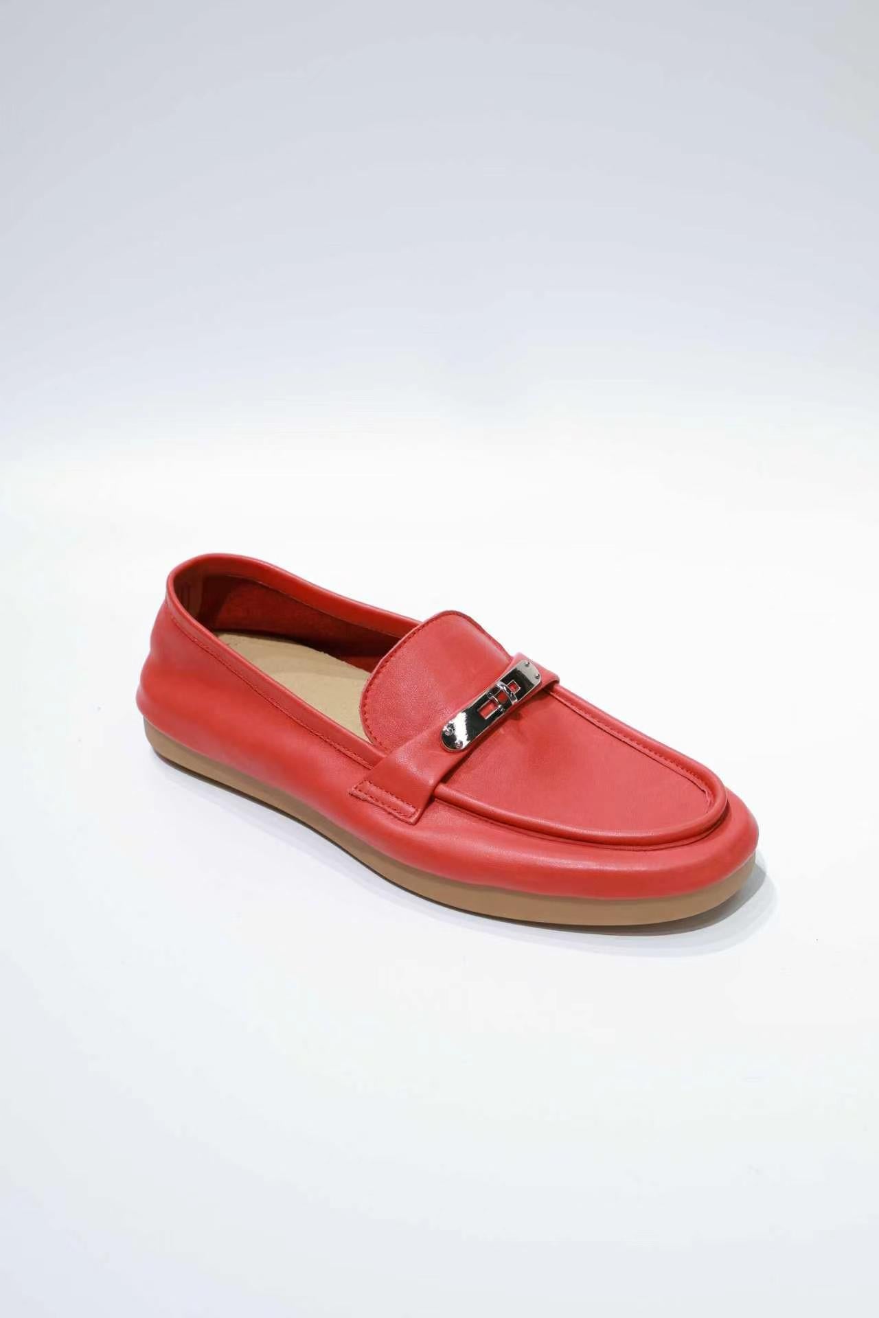 Premium Glue-Free Leather Loafers - Ultra-Soft & Professional Comfort for Commuting