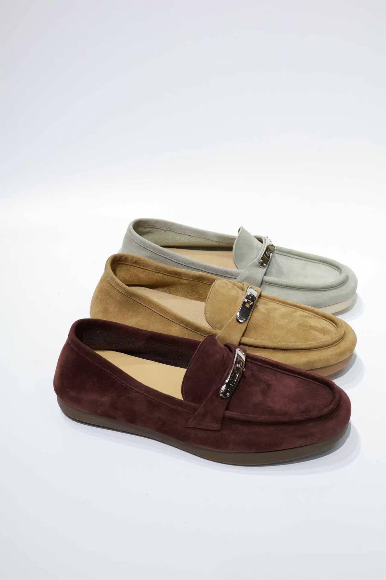 Premium Glue-Free Leather Loafers - Ultra-Soft & Professional Comfort for Commuting