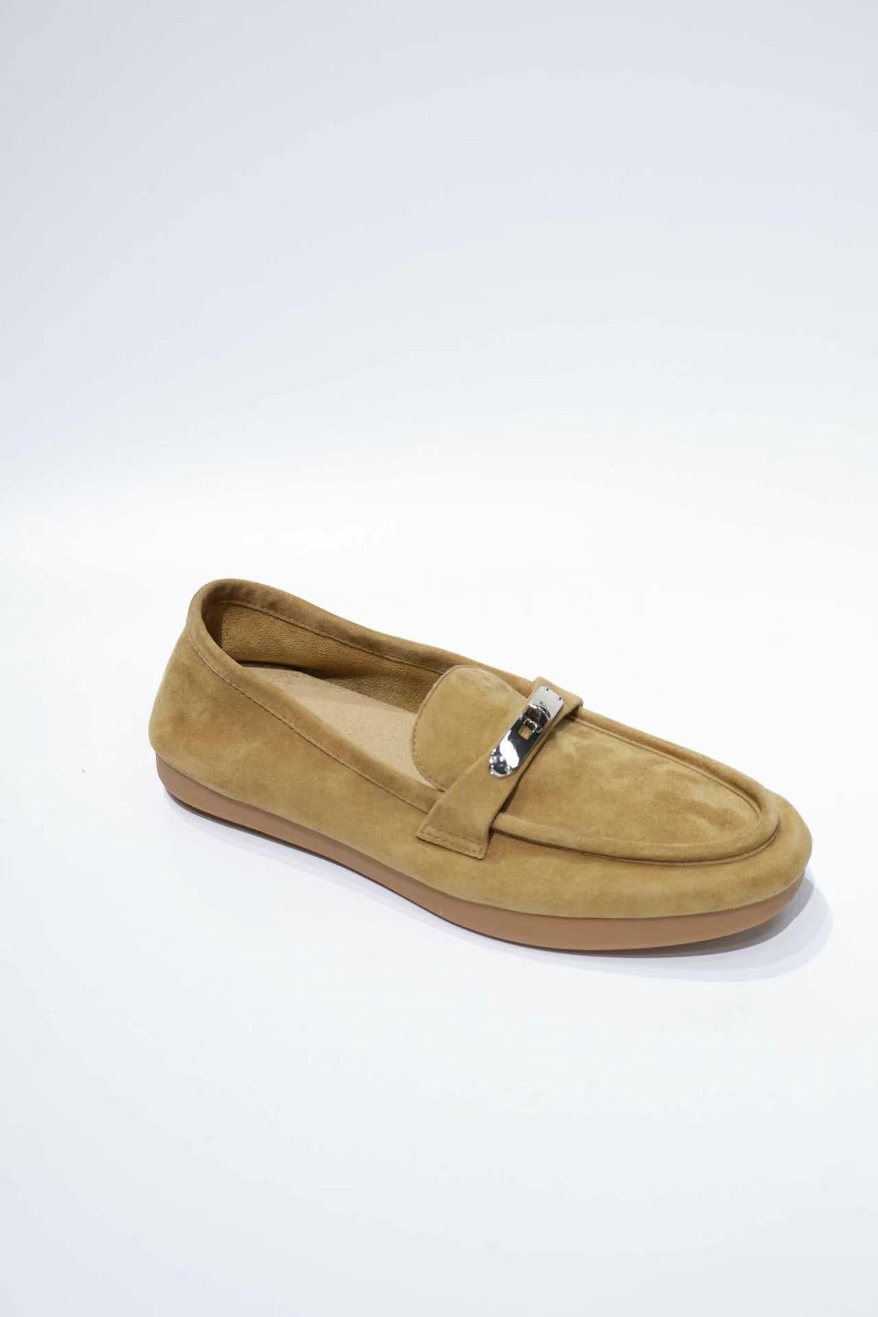 Premium Glue-Free Leather Loafers - Ultra-Soft & Professional Comfort for Commuting