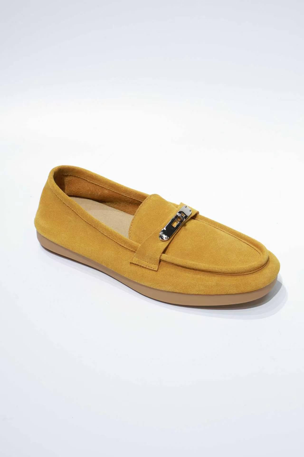 Premium Glue-Free Leather Loafers - Ultra-Soft & Professional Comfort for Commuting