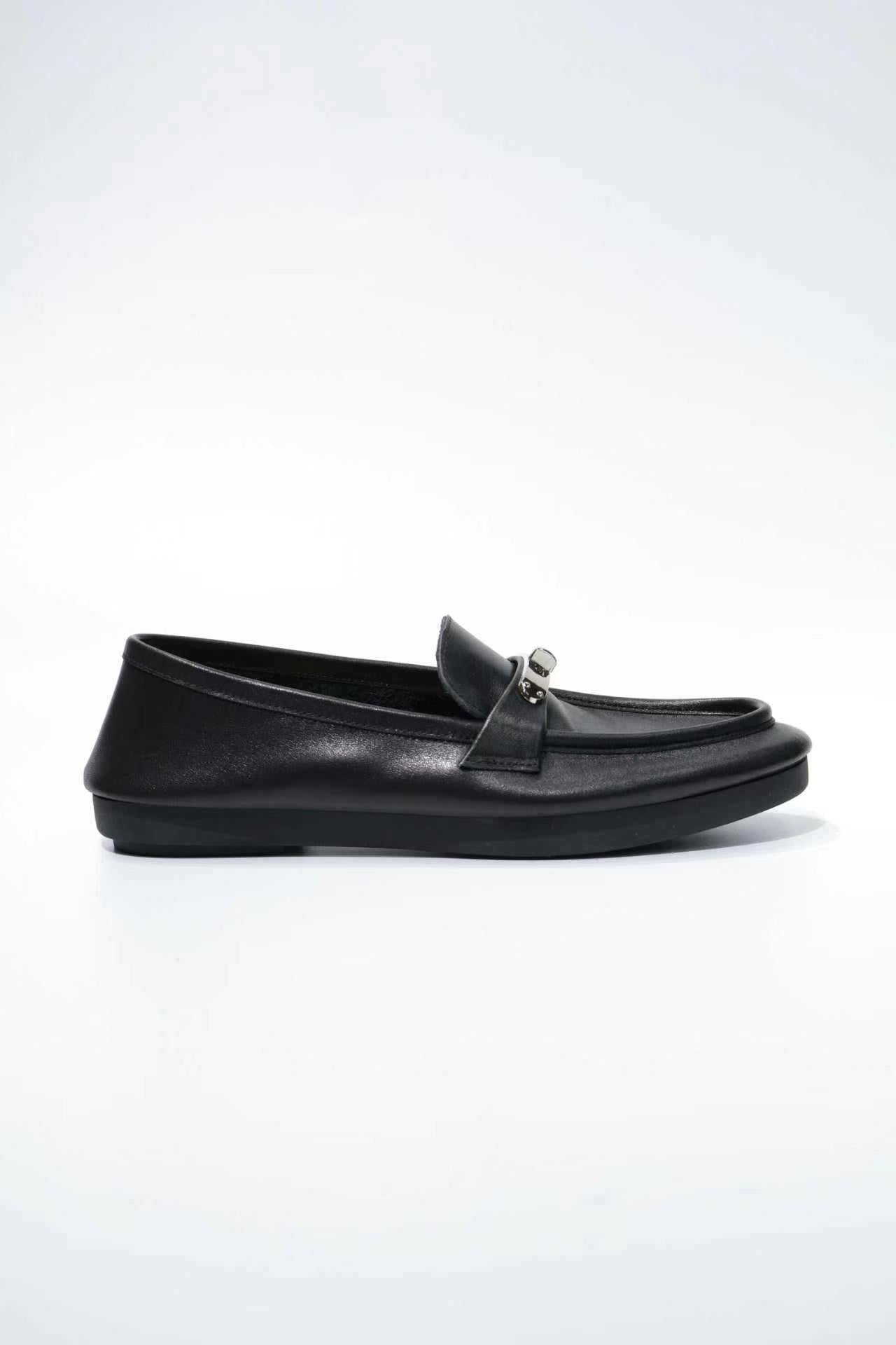 Premium Glue-Free Leather Loafers - Ultra-Soft & Professional Comfort for Commuting
