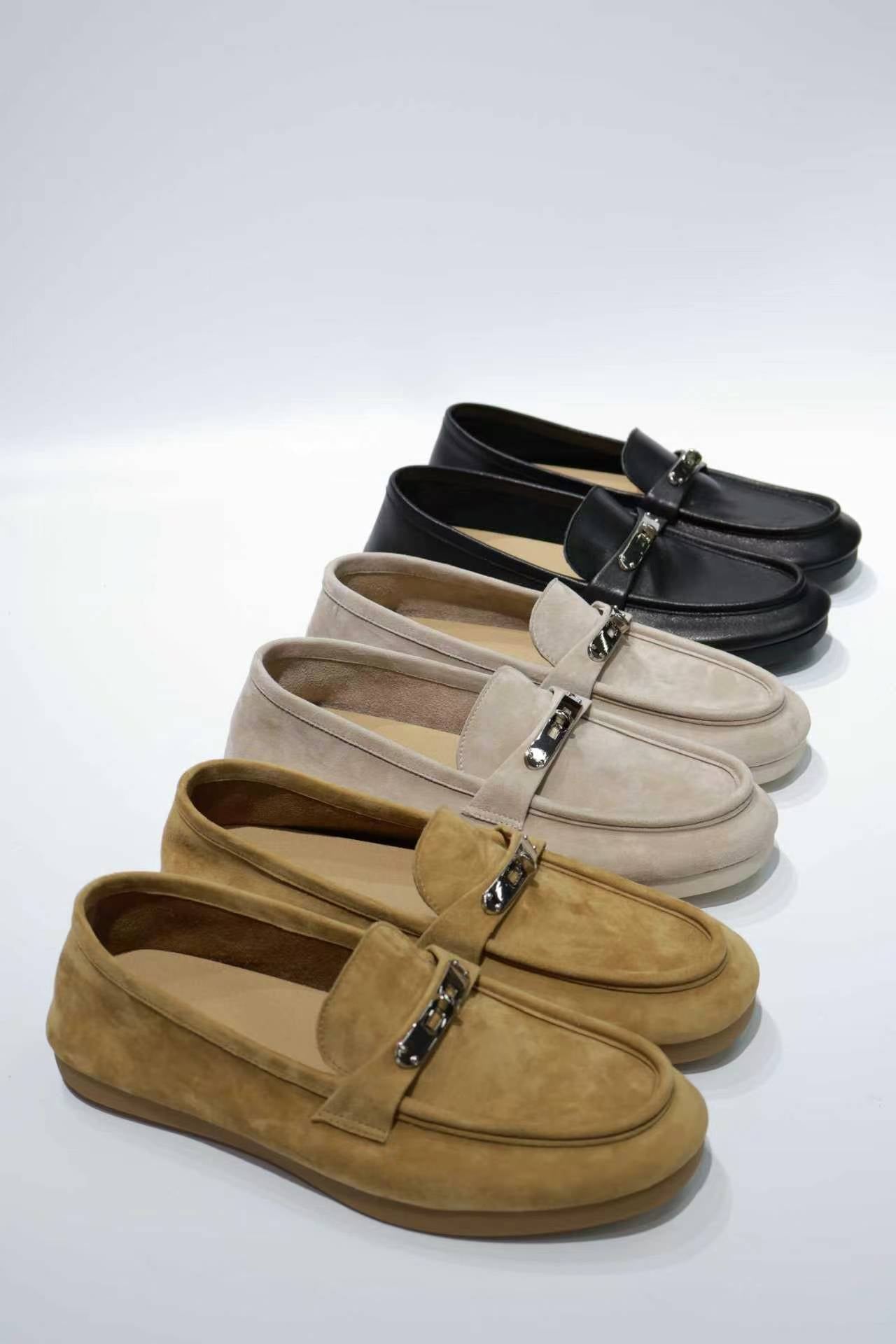 Premium Glue-Free Leather Loafers - Ultra-Soft & Professional Comfort for Commuting