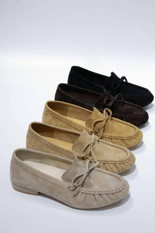 Premium Glue-Free Leather Loafers - Ultra-Soft & Professional Comfort for Commuting