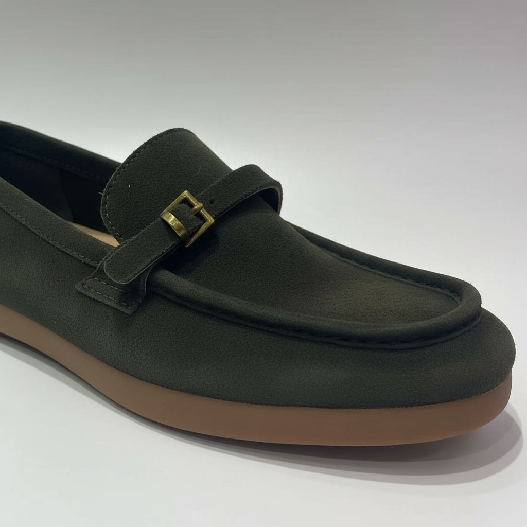 Women Leather Loafers | Glue-Free Construction | OEM Factory Supply