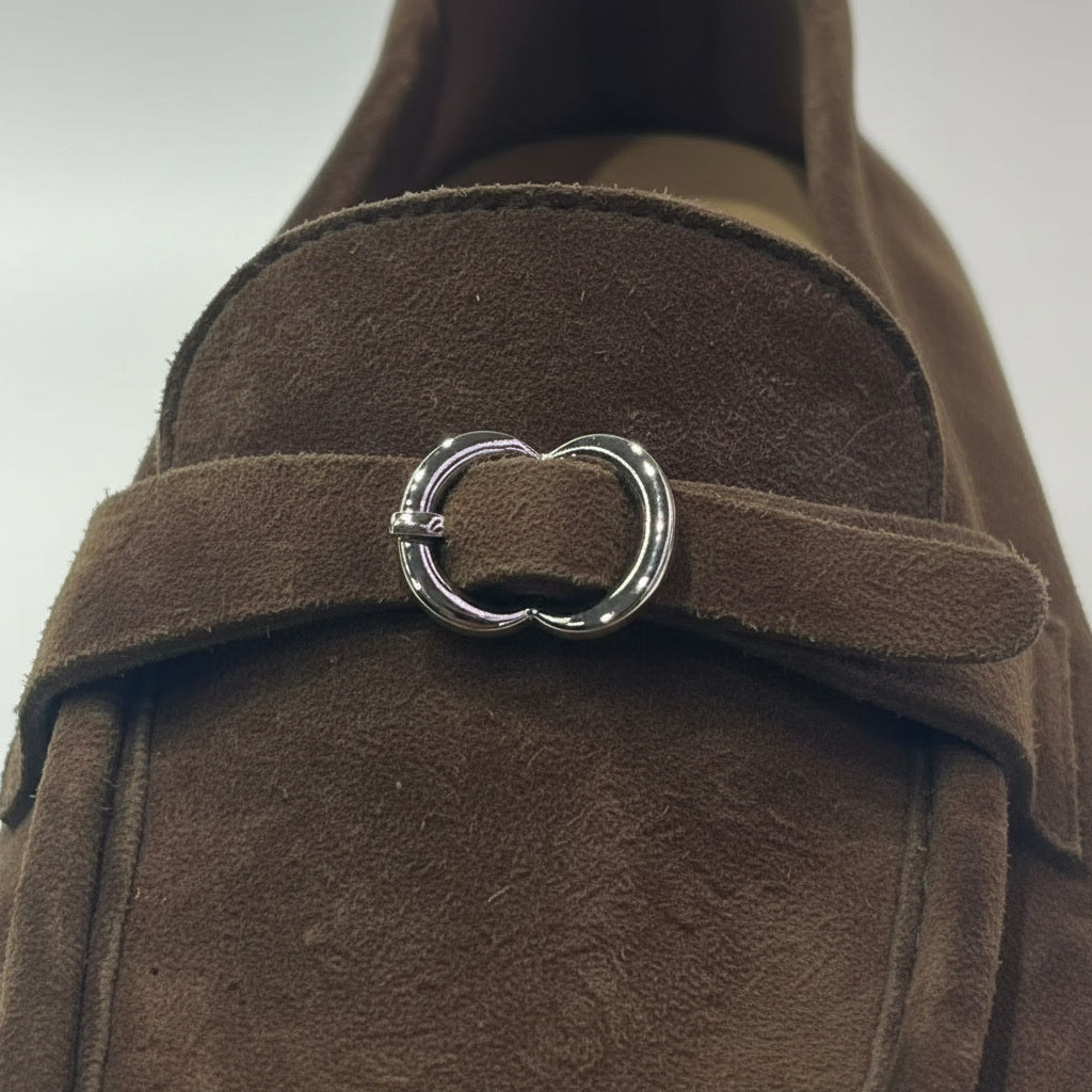 Women Leather Loafers | Glue-Free Construction | OEM Factory Supply