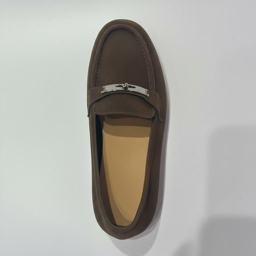 Women Leather Loafers | Glue-Free Construction | OEM Factory Supply