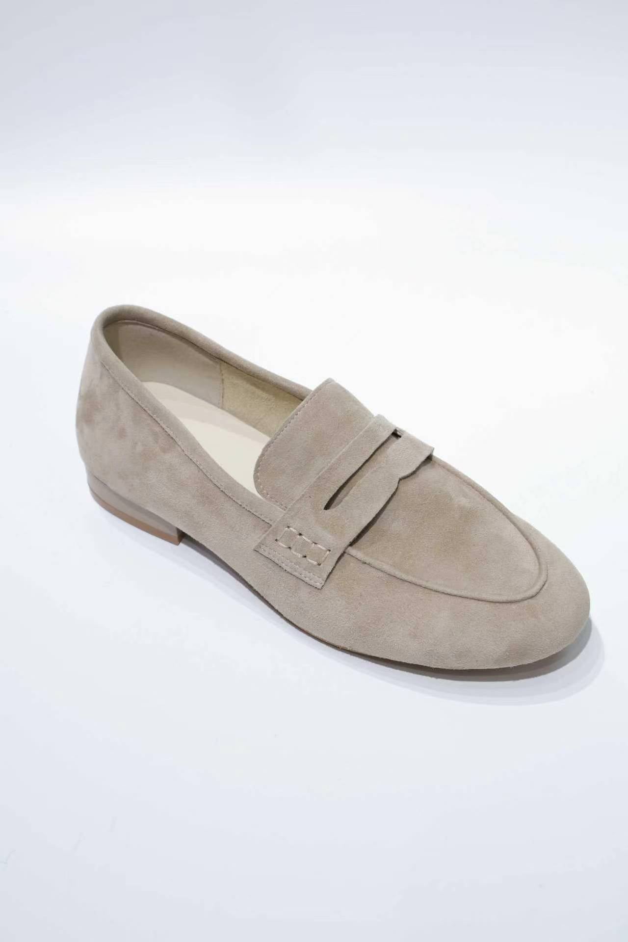 Women Leather Loafers | Glue-Free Construction | OEM Factory Supply